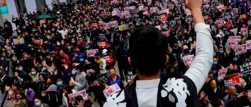 Sute de persoane au fost reținute în urma protestelor de Anul Nou de la Hong Kong