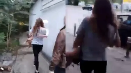 VIDEO | O mamă a vrut să își arunce copilul în fața mașinilor, la Constanța: „Ea vede tot, este posedată!”