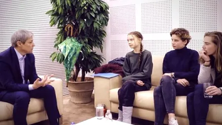 PACTUL VERDE. Dacian Cioloș s-a întâlnit cu Greta Thunberg