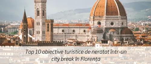 Top 10 obiective turistice de neratat într-un city break în Florența