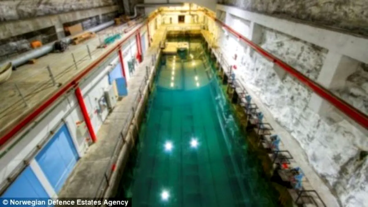 O bază navală militară secretă din Norvegia, care a apărut într-un film cu James Bond, a fost scosă la vânzare