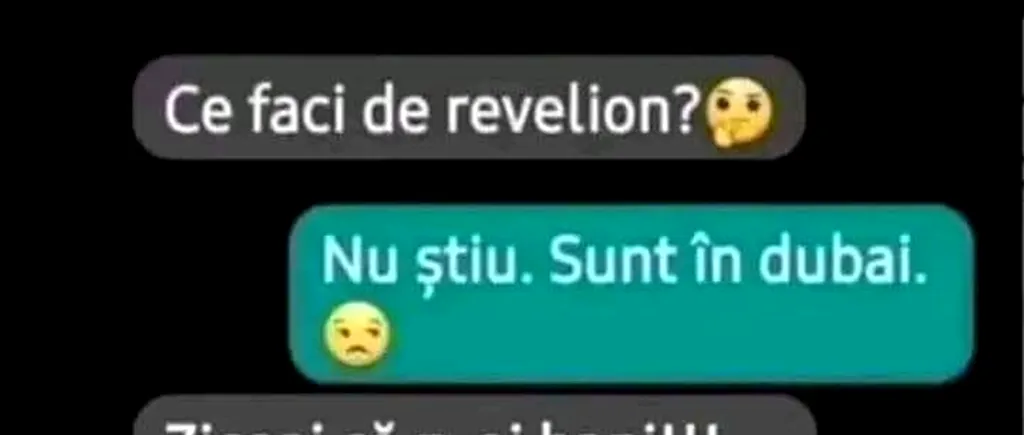 Bancul de sâmbătă | Ce faci de Revelion?