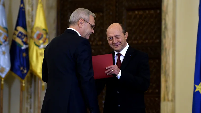 Băsescu, reacție după ce CCR l-a scos pe Dragnea din calculele pentru Guvern: N-am dubii că are un blat cu instituțiile de forță, dar n-o să-i iasă