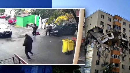 Totul a sărit în aer la 08:49:16. Gândul prezintă primele IMAGINI de pe camerele de supraveghere cu momentul exploziei din București