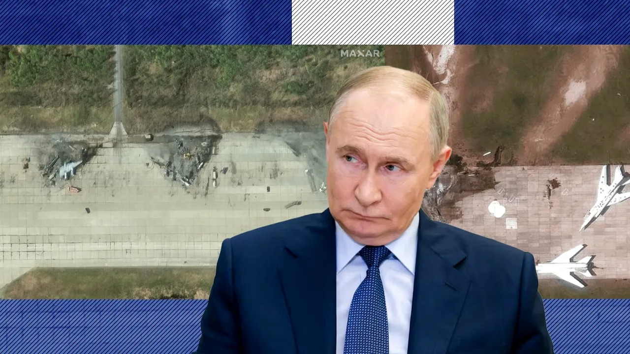 Operațiunea „Pânza de păianjen”. Imaginile din satelit și drone confirmă 15/23 avioane rusești distruse, majoritatea bombardiere STRATEGICE