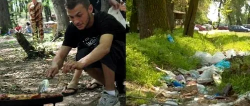 Cine face curățenie după turiștii care și-au petrecut vacanța de 1 Mai la iarbă verde. Județul cu cei mai mulți gunoieri din România