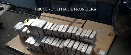 Narcos de România. Zeci de kilograme de heroină, în valoare de 1,5 milioane euro, confiscate de DIICOT și polițiști