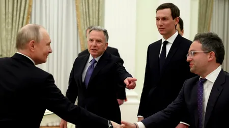 Noi negocieri de pace la Moscova. Putin discută cu Witkoff și Kushner târziu în noapte
