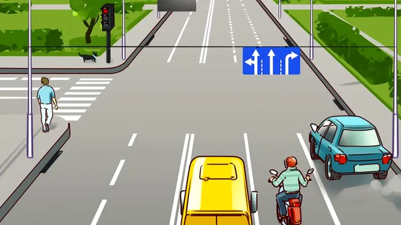 Testul IQ care le dă bătăi de cap și șoferilor experimentați | Ce e greșit în această imagine din trafic?