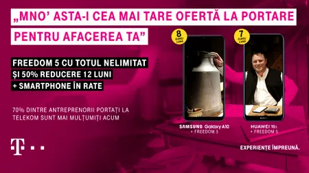 Telekom Romania a lansat o ofertă imbatabilă pentru antreprenori