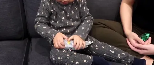 VIDEO. Reacția unei fetițe care a primit „cel mai prost cadou de Crăciun: „Mi-a topit inima