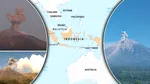 Alertă în Indonezia, țara cu cei mai mulți vulcani din lume. Trei erupții simultane au ridicat în aer coloane de cenușă de sute de metri
