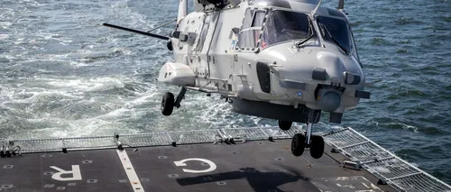 Elicopter militar olandez, prăbușit în Marea Caraibilor. Doi membri ai echipajului au murit, dar cauza este necunoscută