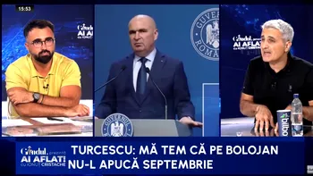 Robert Turcescu: „Mă tem că pe Bolojan nu-l apucă septembrie”