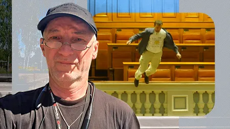 La 14 ani de când s-a ARUNCAT de la balconul Parlamentului, Adrian Sobaru muncește din greu pentru facultatea fiului: „Am spălat WC-uri, nu e rușinos”