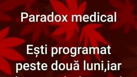 Bancul de miercuri | Paradox medical