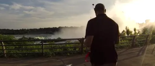 Imagini aeriene spectaculoase cu cascada Niagara. VIDEO
