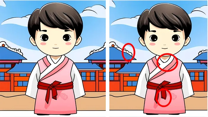 Test de perspicacitate | Găsiți toate cele 3 diferențe între acești doi 