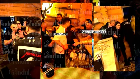 Singurele imagini ale crimei de la Padina. Cum și-au atacat victima fiii vrăjitoarei Sidonia. “Aorde, Solomon!”/”Bă, faceți CRIMĂ!”