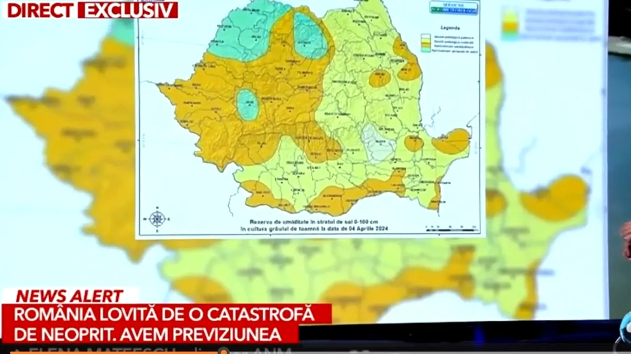Elena Mateescu, director ANM: „Vorbim la acest moment de secetă pedologică extinsă”