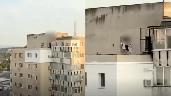 Ireal! Ce au putut face acești 2 adolescenți care au urcat pe acoperișul unui bloc din Iași. Au crezut că nu vor fi observați