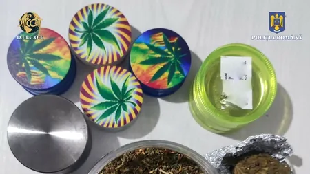 VIDEO | Mascații au făcut descinderi masive la una dintre cele mai ample rețele de distribuție de droguri din țară. Ce au descoperit la percheziții polițiștii și procurorii DIICOT
