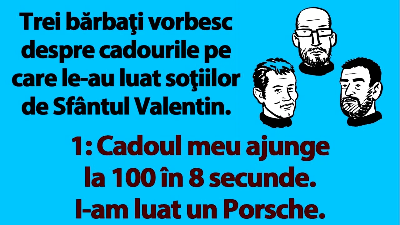 Cel mai tare banc de Ziua Îndrăgostiților | 3 bărbați se laudă cu cadourile făcute soțiilor de Sfântul Valentin
