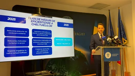 Sebastian Burduja vrea să reducă CHELTUIELILE ministerului și ale companiilor subordonate cu un miliard de lei. „Cine nu livrează, pleacă acasă”