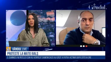 GÂNDUL LIVE. Gelu Duminică, despre tragedia de la „Matei Balș”: Iohannis a avut același discurs ca și Ponta, după „Colectiv”