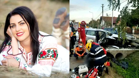 O tânără cântăreață de muzică populară a murit într-un grav accident rutier. Șoferul ar fi adormit la volan