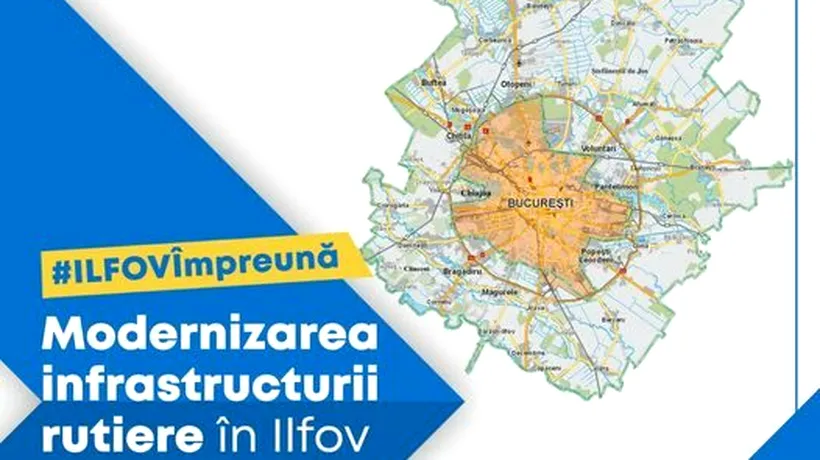 Modificarea infrastructurii rutiere în Ilfov continuă și în 2023 (P)