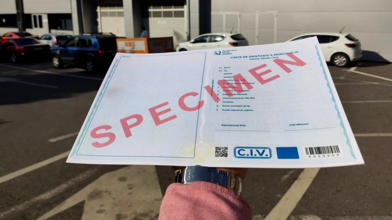 Cartea de Identitate a Vehiculului se MODIFICĂ. Cum arată noul document