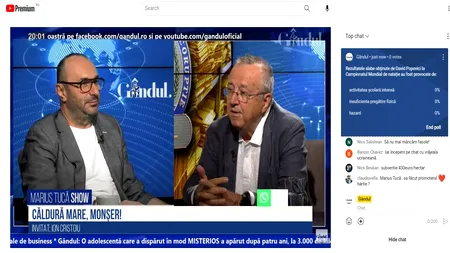 POLL Marius Tucă Show: Ce a provocat rezultatele slabe obținute de David Popovici la Campionatul Mondial de Natație?