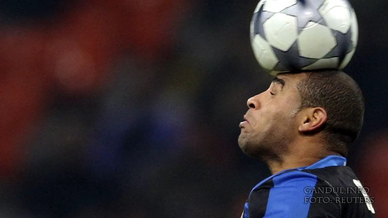 Atacantul brazilian Adriano, denunțat pentru complicitate la traficul de droguri