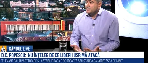 Gândul LIVE. Dan Cristian Popescu: „Sunt candidatul PNL pentru funcția de primar al sectorului 2 / Voi candida oricum, chiar și independent” / Atac la conducerea USR