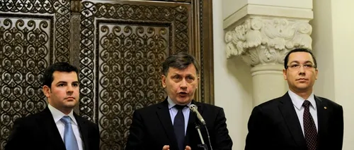 MOȚIUNEA DE CENZURĂ. Ponta, Antonescu și Constantin merg împreună la Cotroceni 