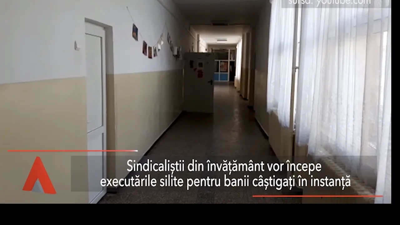 Sindicaliștii din învățământ vor începe EXECUTĂRILE SILITE pentru banii câștigați în instanță: GUVERNUL și-a încălcat promisiunea