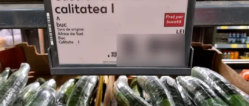 Nu este o glumă! Cât costă un CASTRAVETE din Africa de Sud în supermarketurile din România