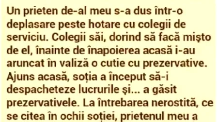 BANCUL de luni | Deplasare de serviciu