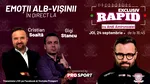 „EXCLUSIV RAPID” debutează astăzi! Gigi Stancu și Cristian Soaita, invitații primei ediții
