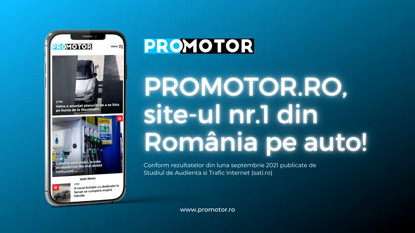 OFICIAL. ProMotor.ro – cel mai citit site de știri din domeniul Auto&moto și în luna septembrie