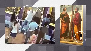 Un vizitator al Galeriei Uffizi din Florenţa a deteriorat o PICTURĂ în ulei în timp ce încerca să îşi facă o poză