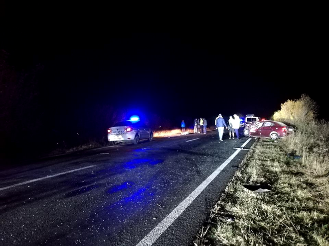 Accident produs de un șofer care transmitea live pe Facebook în județul Timiș