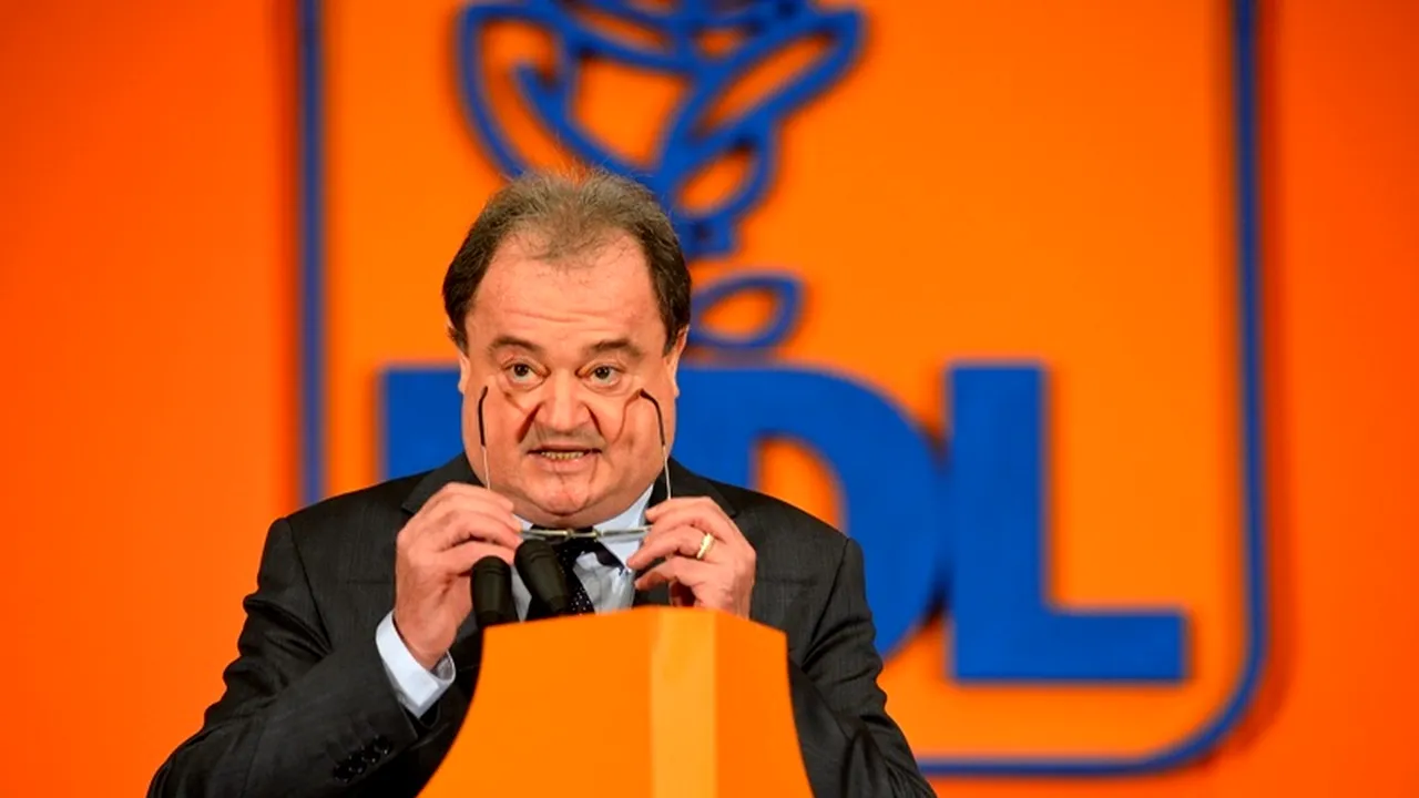 Blaga: Praful și pulberea se vor alege de cei care cred că pot funcționa în afara PDL