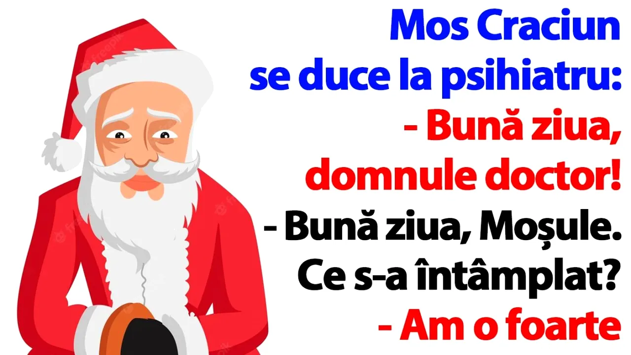 Bancul de Crăciun | Moș Crăciun ajunge la psihiatru