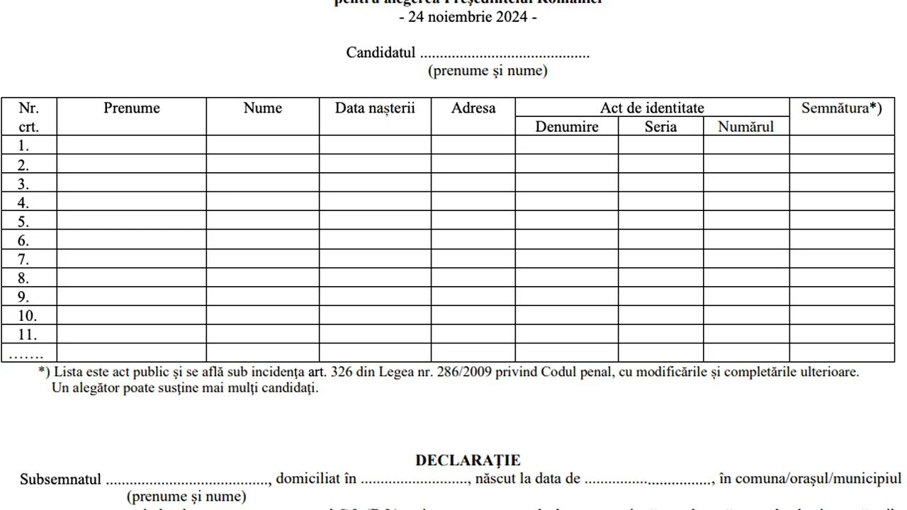 AEP vine cu noutăți: ,,Un alegător poate susține mai mulți candidați la alegerile prezidențiale și parlamentare