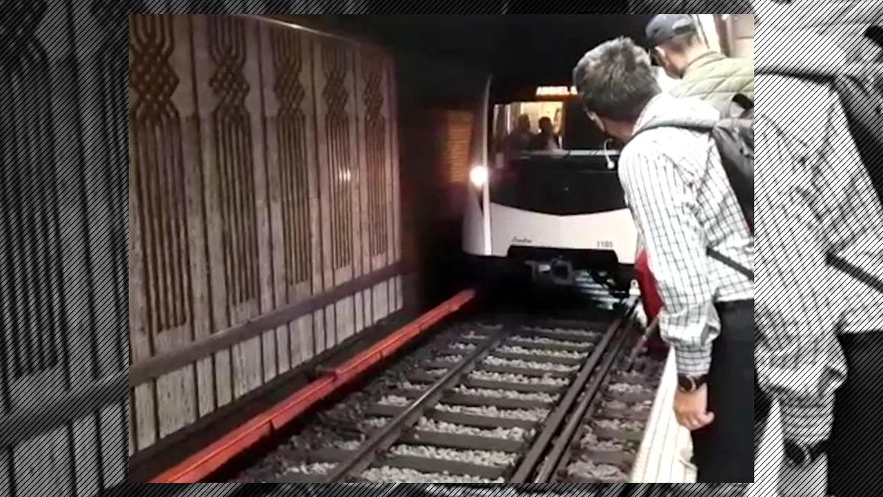 Sinucidere eșuată sau accident la metrou? Circulația trenurilor a fost paralizată de o posibilă tragedie. Nici o victimă găsită pe șine