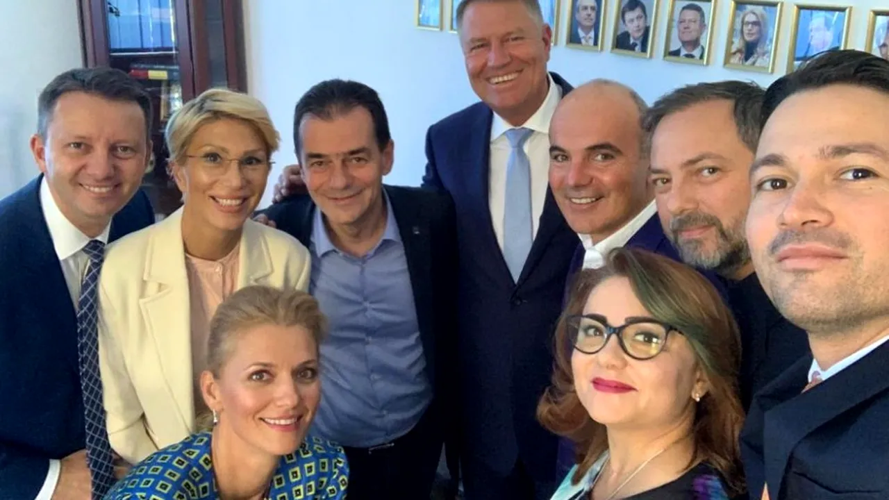 Iohannis a mers la sediul PNL / Orban: Pregătim depunerea candidaturii