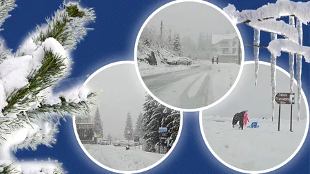 La Rânca e iarnă în toată regula. Între Novaci și stațiunea montană se acționează cu utilaje de deszăpezire