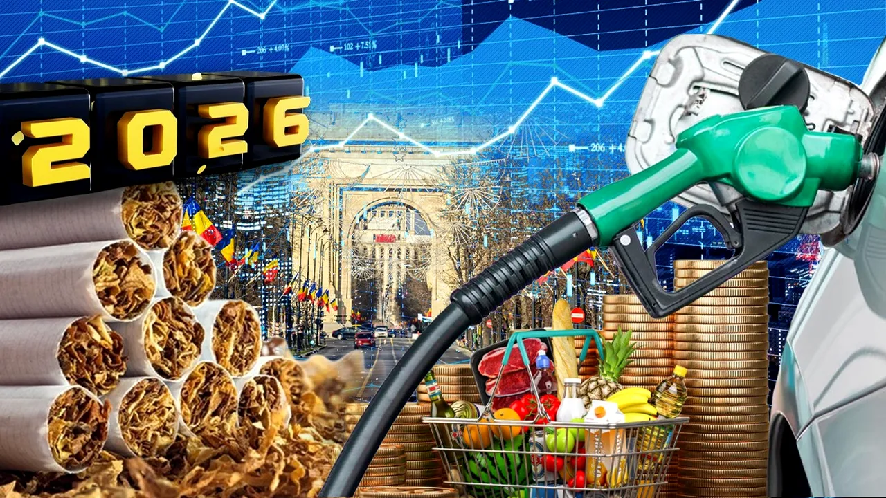 La mulți ani…mai scumpi! Primele creșteri de prețuri din 2026. Românii cheltuie mai mult chiar din noaptea de Revelion